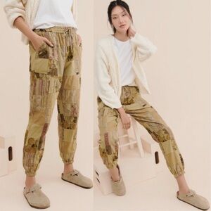 Anthropologie Joanie Patchwork Pant S Small